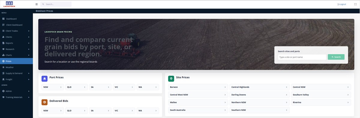 Bidsheet Prices